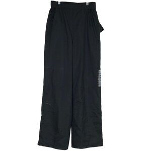 HEAD - LADIES MEDIUM - BLACK 100% NYLON SNOW SKI PANTS HI236